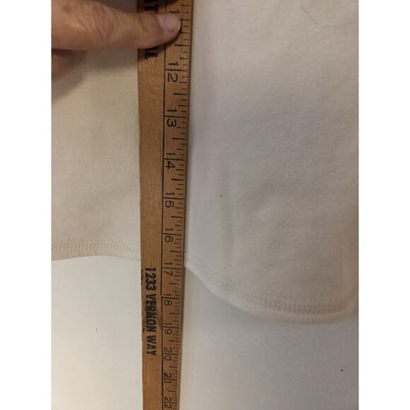 Sundry Women's S Flared Mini Skort Cream Gray Soft Cotton Modal Anthropology - Picture 11 of 11